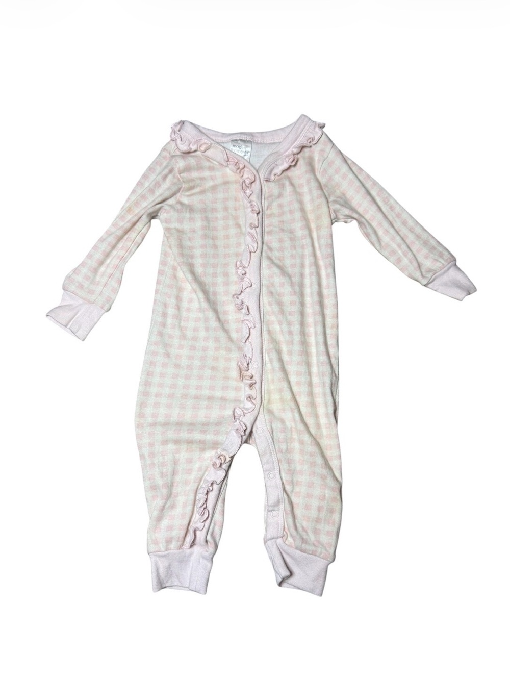 Pink Ruffle-Trim One-Piece Sleep Sack for Kids